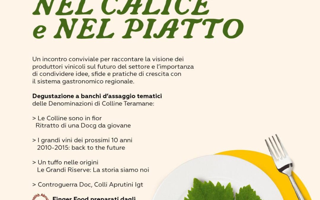 L’Abruzzo nel calice e nel piatto